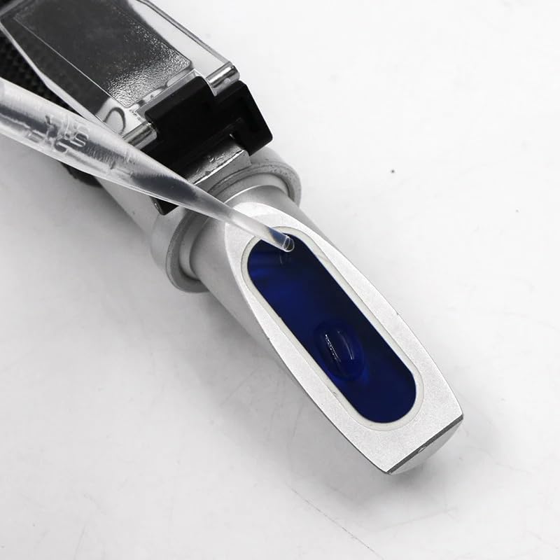 Meter 0-32% 58-90% 0-80% Refractometer Sugar & Alcohol Meter Measurement Tool Fruit Wine Honey Sugar Bees Water Test(3-in-1 Honey Brix)