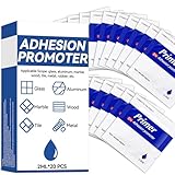 20 Pcs Adhesion Promoter, High Performance Adhesion Promoter for Plastic, Metal and Painted Surfaces, Bonding Enhancer of Acrylic Double Sided Mounting Tape and Automotive Molding Tape