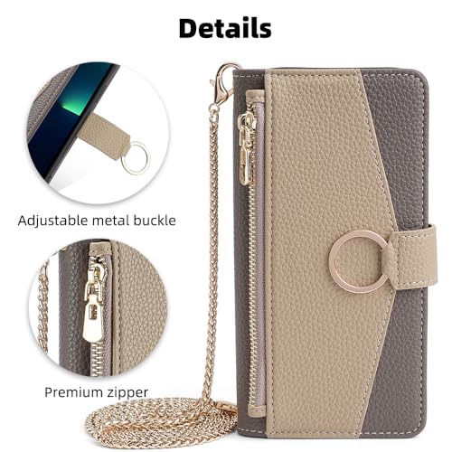 CasurvivePro Magnetic Handbag PU Leather Shock Absorbing Flip Cover Fits iPhone 16 Phone Model, Multifunctional Use: Wallet - Image 3