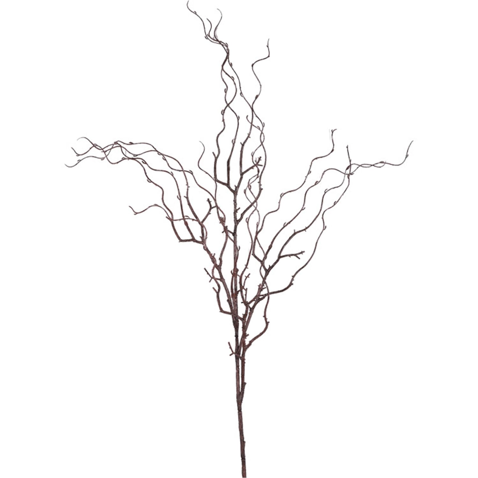 Wedhapy Coffee Twigs For Vases Faux Tree Branches 47.2 Inch Antler Shaped Plastic Twig Tree Artificial Dried Tree Branches Decorative Plant Branch For Flower Arrangement