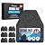 Houseables Urinal Mats, Floor Pads, 12 Pack, 17.25" x 20.5", Black, Blue, Homeplate, Polypropylene Fibers, Disposable, Splash Mat, Pee Pad, for Men’s Bathroom, Urine, Restroom, Eliminating Odor