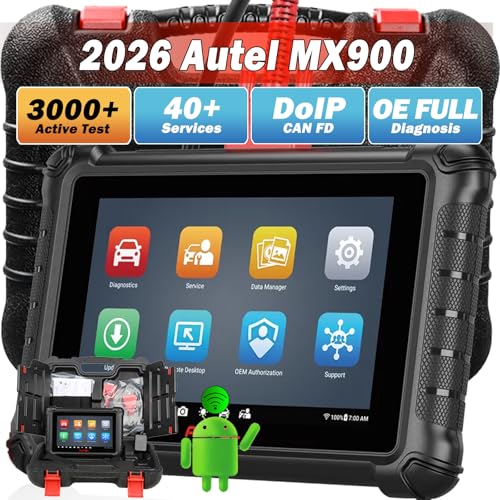 Autel MaxiCheck MX900 Scanner, 2026 Bidirectional Scan Tool with 3000+ Active Tests, All System Diagnosis, CAN FD/Do IP, - Detailed View