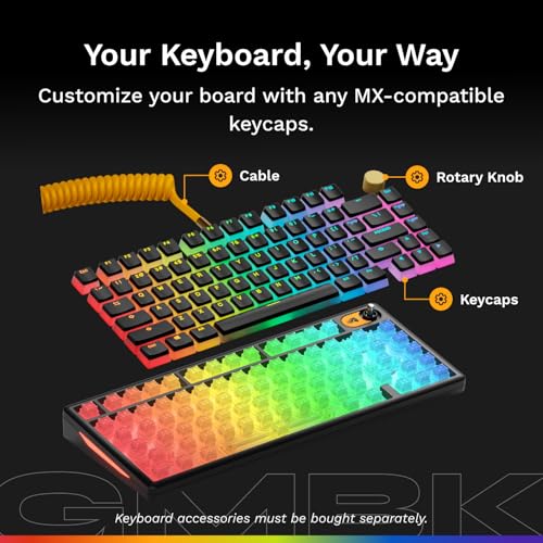 Teclado GMBK 75% impermeable IP57 con teclas MX intercambiables y cable USB desmontable 2