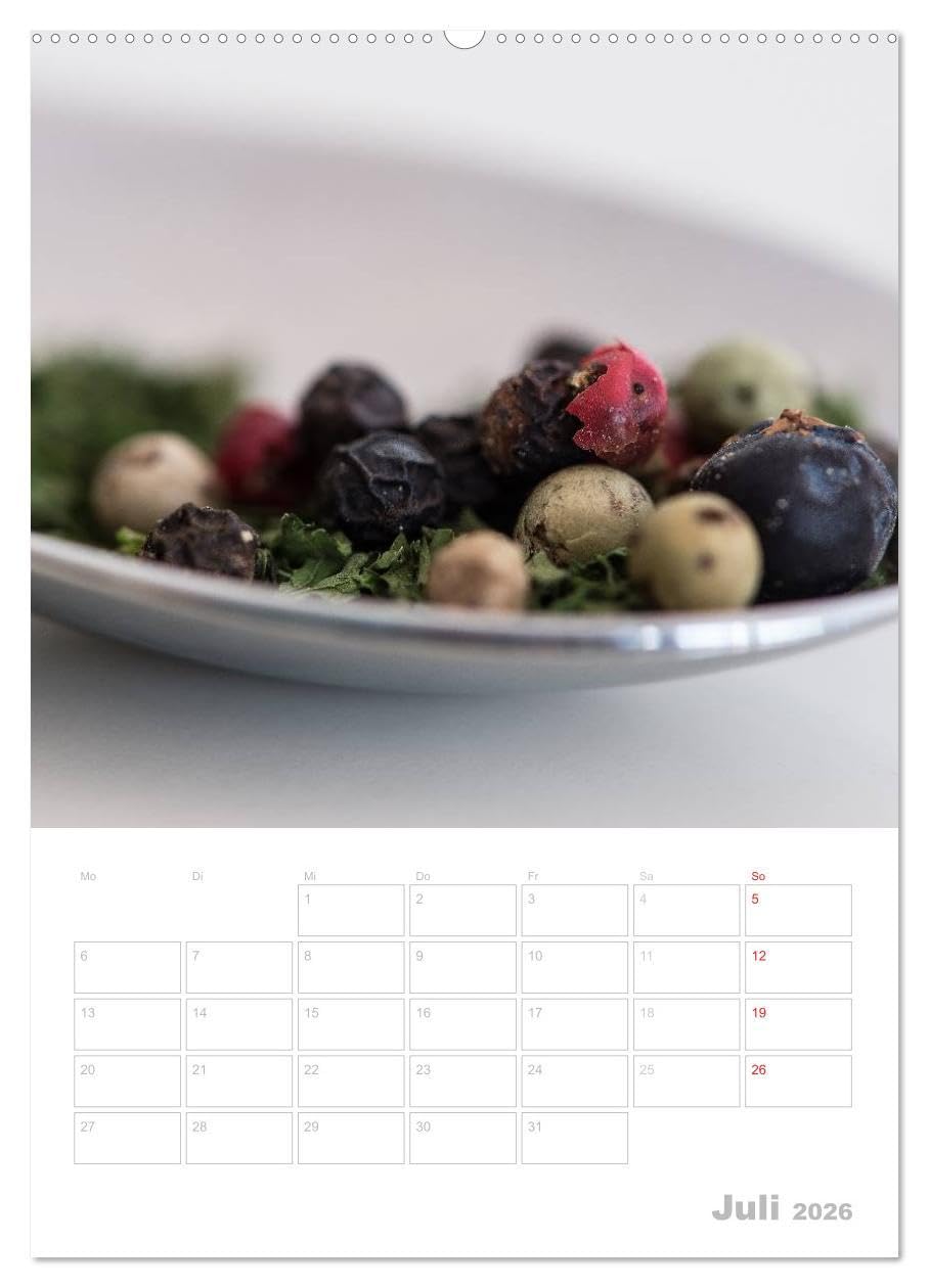 Guten Appetit/ein Küchen - Terminplaner (Wandkalender 2026 DIN A2 hoch), CALVENDO Monatskalender: Dreizehn sehr unterschiedliche Fotografien ... diesen Terminplaner. (CALVENDO Lifestyle)