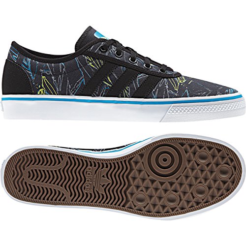 adidas Adi-Ease Skate Shoe - Men's Dark Shale/Solar Blue/Glow, 9.5