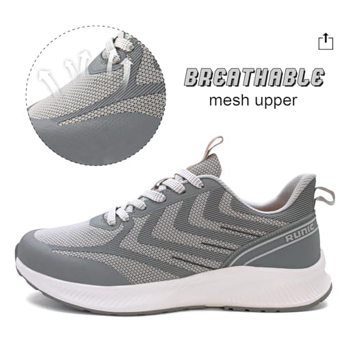 Wide Toe Box Sneakers for Women - Extra Wide Width Lightweight Running Shoes, Breathable Walking Tennis Shoes with Arch Support and Non-Slip Rubber Outsole4