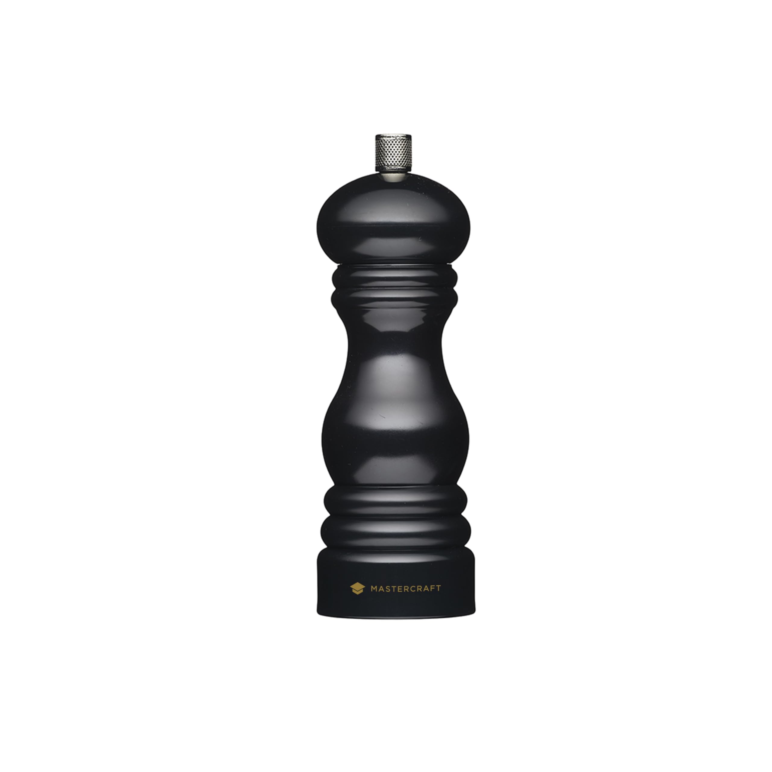 Masterclass Black Pepper Mill Or Salt Grinder With Interchangeable Cap, 17Cm