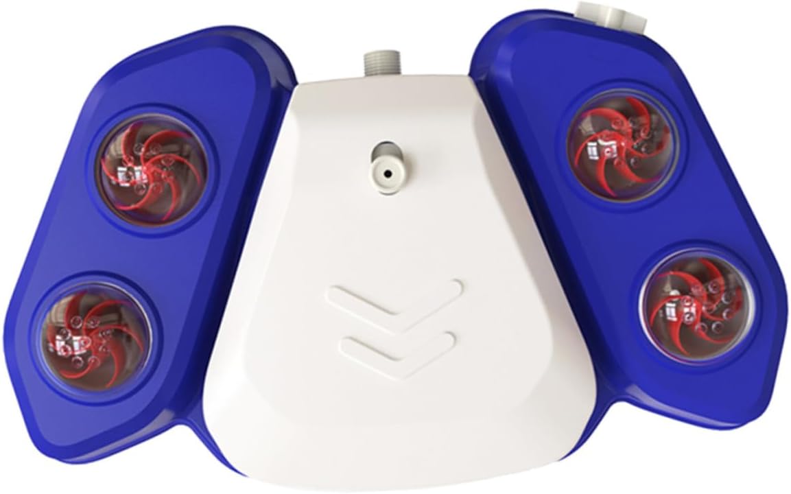 Yardwe PET Automatic Water Fountain Sprinkler Toy for Dogs Multi-Function Shower Spray Plaything Filtered Water Dispenser Indoor Use Adjustable Flow