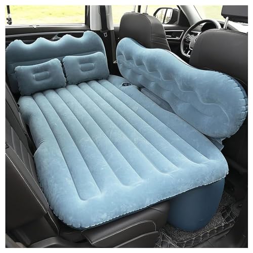 ASKKLP Cama Inflable para Asiento Trasero de Coche para Lexus UX Petrol 2019-2023, Sofá Hinchable para Coche, Colchón Inflable para Coche Accesorios Coche para Viajes,A/Blue