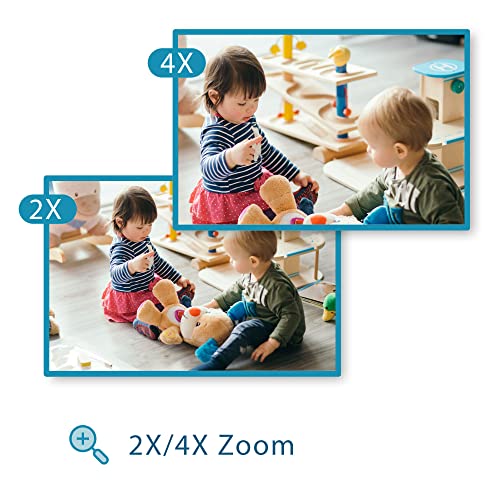 Moonybaby Trust 50 Long Range No Wifi Baby Monitor With 3 Cameras For 3 Rooms, Low Emf, Auto Noise Reduce #TOP2
