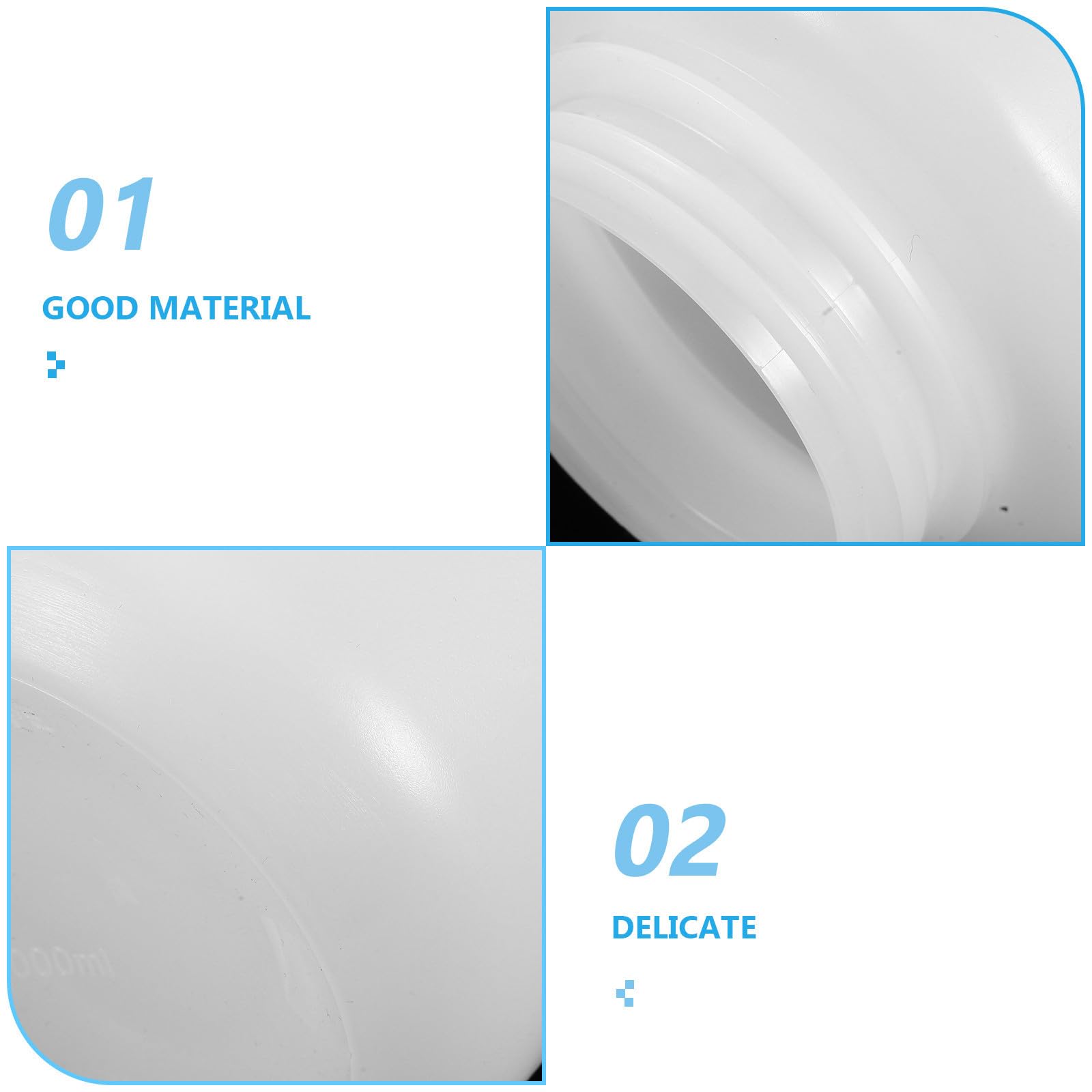 GALPADA 9 Pezzi Bottiglia Reagente Laboratorio 1000ml Bocca Larga Hdpe