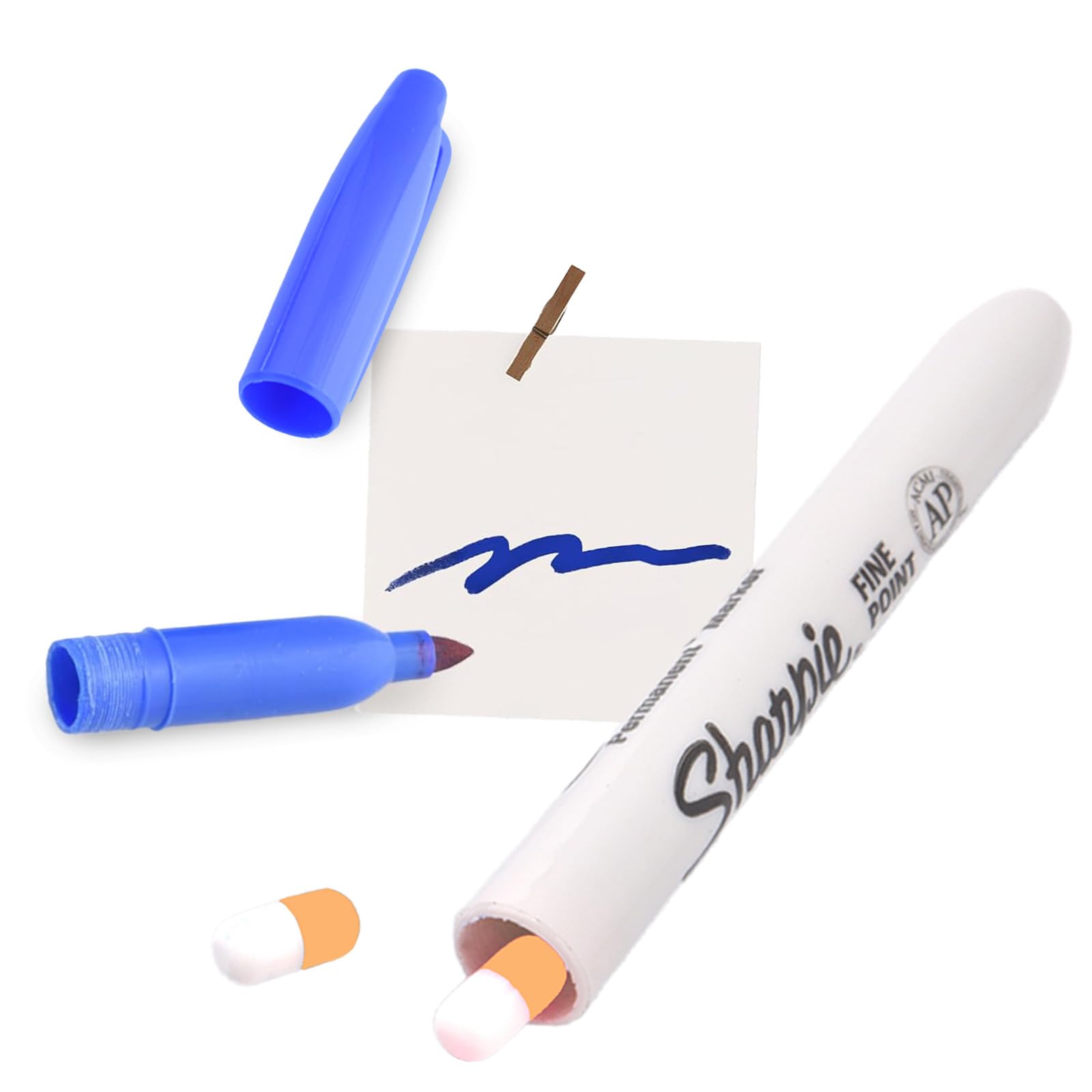 Fake Pen Diversion Safe - Decoy Sharpie Pen for Valuables to Hide Money - Small Place To Keep Valuables Safe In Plain Sight Storage Hiding Safes Marker Hider