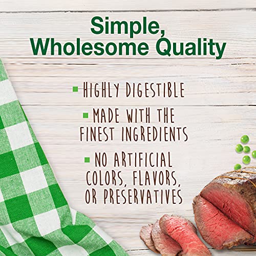 Image of Nylabone Healthy Edibles Natural Dog Chews Long Lasting Roast Beef Flavor Treats for Dogs, Small /Regular (2 Count) (Pack of 2)