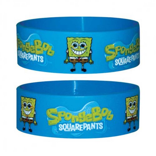 empireposter Bob Éponge - Logo - Bracelet Silicone Collection - Wristbands 24x65x1mm Extensible