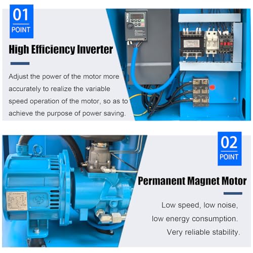 15HP Variable Speed Screw Compressor