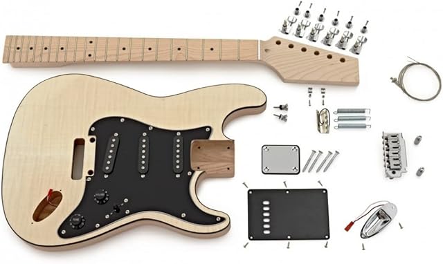 Gear4music DC DIY Guitar Kit Build Your Own Electric Guitar PRO