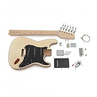 Gear4music DC DIY Guitar Kit Build Your Own Guitare Electrique PRO - Les Beatles, Paul McCartney, John Lennon, RIngo Starr, George Harrison