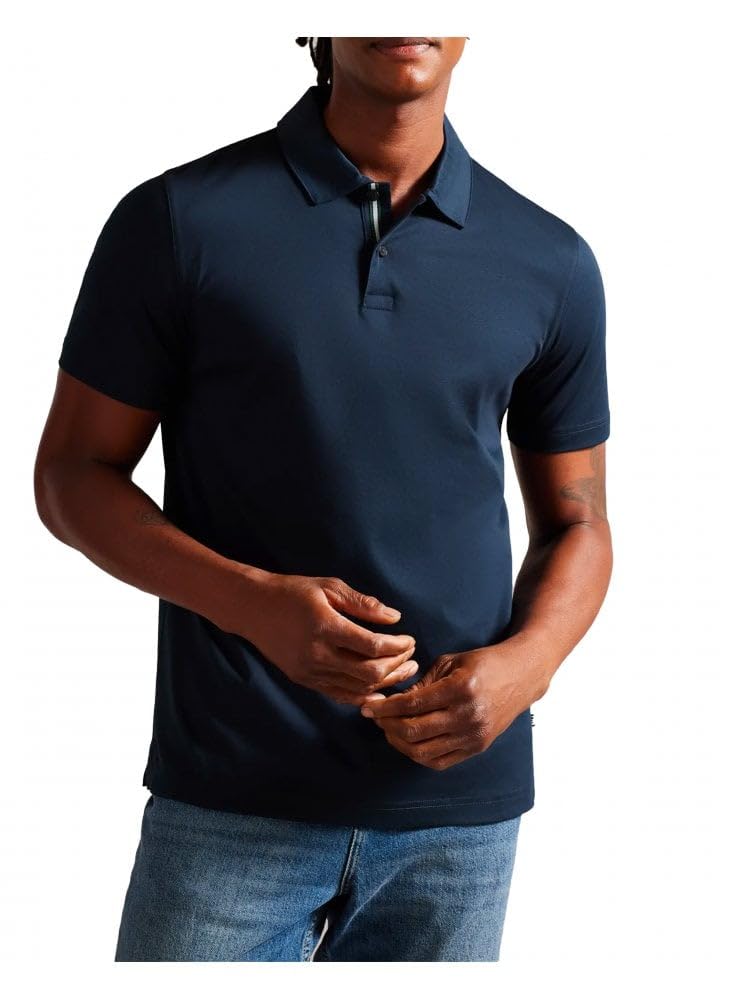 Ted Baker Men's Navy Zeiter Polo Shirt, Medium