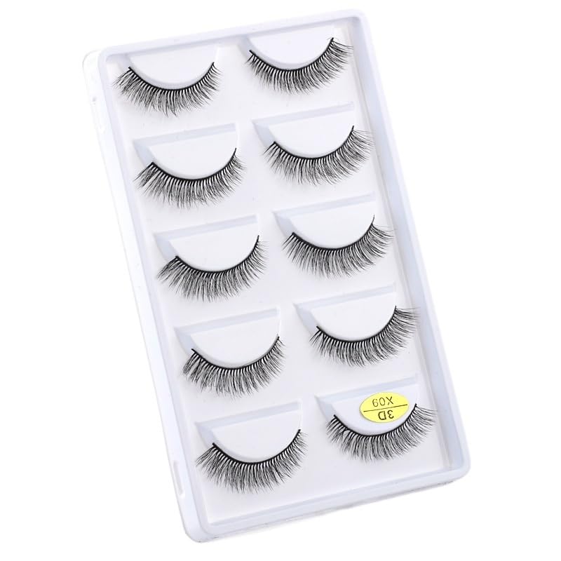 UAMOU Mink Eyelashes 10 50 100 Boxes Fluffy 3D Mink Lashes Makeup Natural Long Volume False Eyelashes Bulk