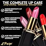 L’Paige Designer Lipstick – Frosted Amethyst Sheen in Cool Berry Pink, with Aloe Vera-Based, Long-Lasting, Moisturizing Formula for Smooth, Soft, Hydrated Lips – Ideal for All-Day Wear, Shade L53 - Image 3