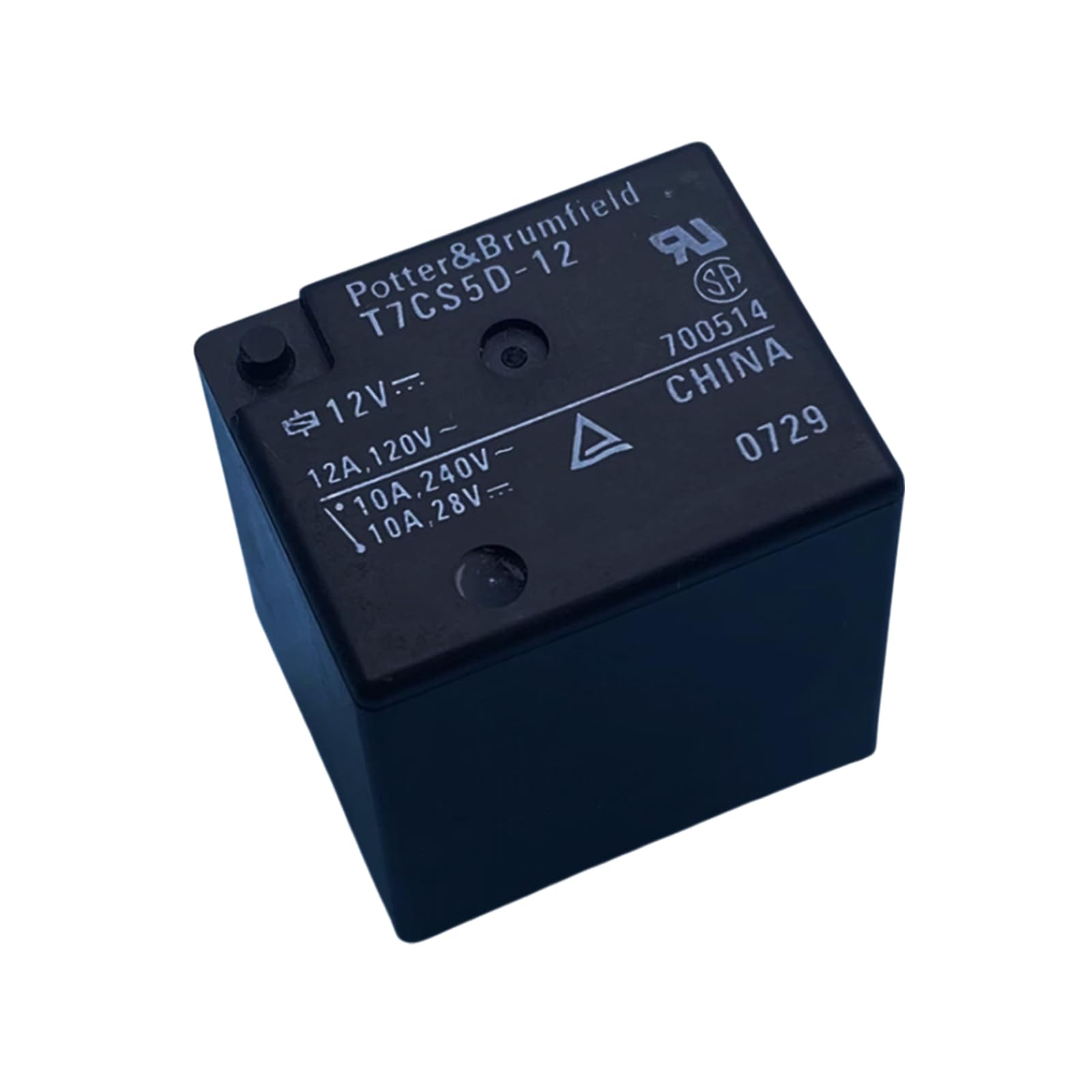 T7CS5D-12 12VDC SPDT 5Pins Power Relay Compatible with JZC-22FFC15D 12VDC
