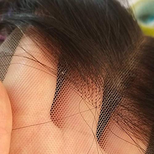 oulaer Hair Body Wave HD Invisible Lace Front Human Hair Wigs 13x4 Ombre Highlight Color Pre Plucked Bleached Knots Brazilian Remy Hair 150 Density 14 Inch - Thumbnail 6