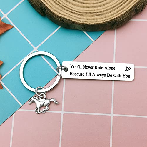 Heigebi Horse Memorial Gifts Horse Memorial Keyring Gift For Horse Lovers Keyring Loss of Horse Bereavement Gifts Remembrance Gifts Horse Memory Keepsake Compete Equitation Horse Inspirational Gift - Image 4