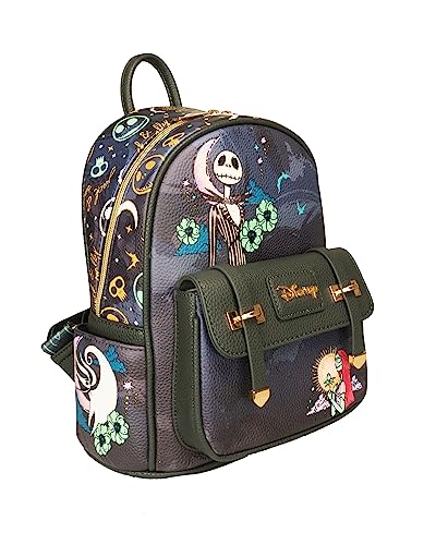 Wondapop Nightmare Before Christmas 11" Vegan Leather Fashion Mini Backpack2