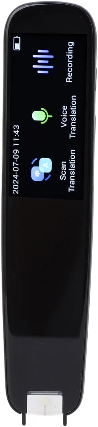 Translation Scanning Pen, Mobile Scanner Translator, Reading Pen, 112 Language Translating Device, OCR Digital for Language Learners Business Travel Meetings