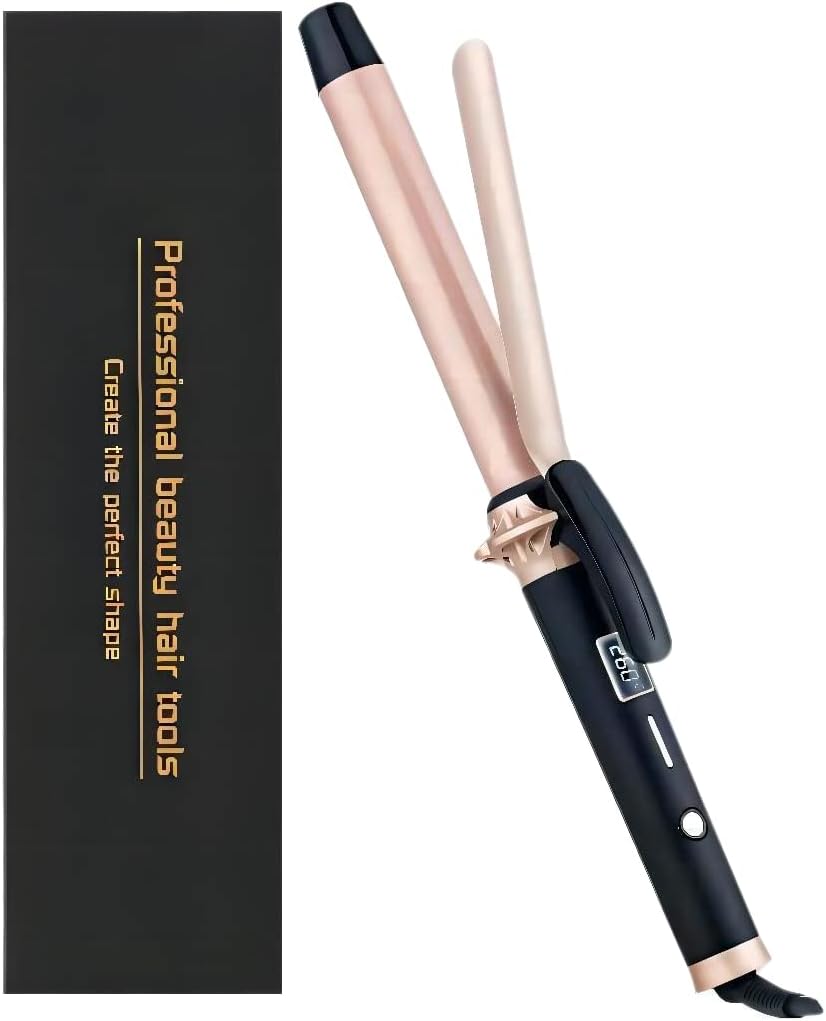 Curling Iron, Lanboo 25mm Hair Wand with Ceramic Coating, Professional Curler, Fast Heating up to 230°C, Dual Voltage for Worldwide, 60mins Auto Off, Suit Different Hairstyle Curling Iron, Lanboo 25mm Hair Wand with Ceramic Coating, Professional Curler, Fast Heating up to 230°C, Dual Voltage for Worldwide, 60mins Auto Off, Suit Different Hairstyle