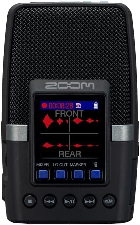 Image of Zoom H2essential Multi-Mic 32-Bit Float Handy Recorder with WSH-2E Hairy Windscreen