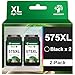 GREENSKY 575XL PG-575XL Cartuccia di Ricambio per Canon 575 Nero e Canon 575 XL PG 575 PG575XL per Canon PIXMA TS3550i TR4755i TR4756i TS3750i TS3751i TS3551i TR4750i TR4751i (2 Nero)
