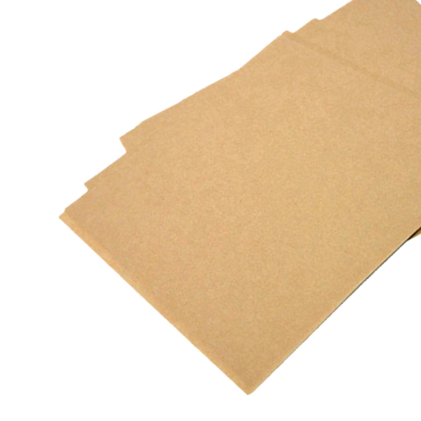 Papel de horno para freidora sin aceite, 500 Uds. Forros de papel pergamino desechables a prueba aceite, sin blanquear, varios tamaños(22x22cm)