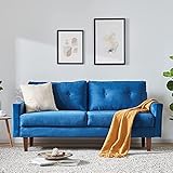 SETORE 69' Modern Love Seats Sofa Furniture,Velvet Fabric Mid Century Couch for Living Room,...