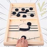 Fast Sling Puck Game, Table Desktop Battle Ice Hockey Game, Desktop Sport Board Game for Family Game