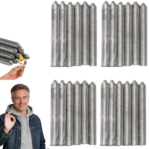 24 Pcs Low Temperature Universal Welding Rod, 2026 Upgraded Magic Welding Rods, Lighter Aluminum Welding Rod, Easy Welding Rods for Metal Welding for Stainless Steel Iron, Beginner and Pro (0A)