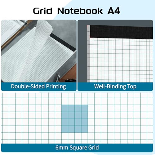 Cuaderno cuadriculado A4 para el hogar que soluciona tu organización 4