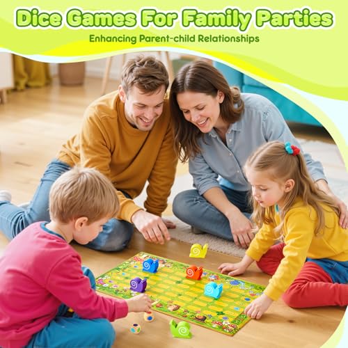 Snail's Pace Race Game para 2-6 jugadores, 3-6 años miniatura 5
