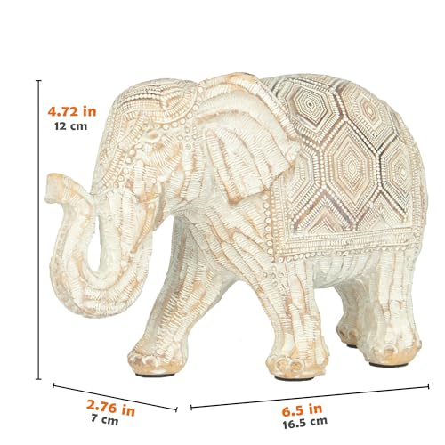 Estatua Elefante Boho Decoración Moderno 12 cm miniatura 2