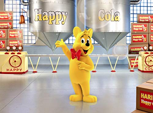Haribo Happy-Cola Gummi Candy - Cool Cola Flavor Yummy Tangy Bottle Shape Gummi Bulk Pack - 3 Pounds #TOP4