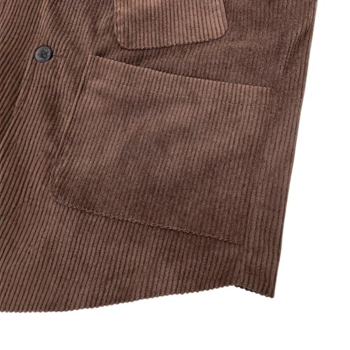 Chaleco de pana vintage británico negro M confeccionado con acabados premium 4