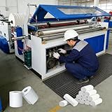 Toilet Paper Machine Production Line for Industrial Manufacturing, Continuous Rewinding Cutting and Packaging Ready Roll Processing