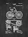 Bicycle Patent Print Art Poster Chalkboard (8.5" x 11")