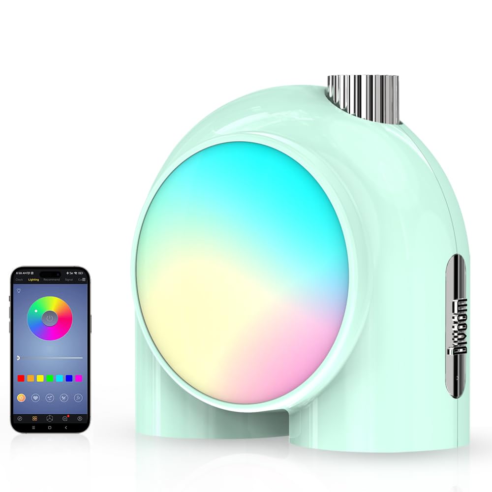 Divoom Planet-9 Smart Mood Lamp, Cordless Table Lamp with