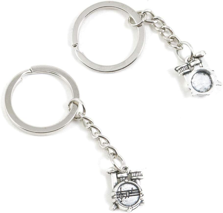 50 Pieces Keyring Keychain Wholesale Suppliers Jewelry Clasps A6OX4X Drum Set