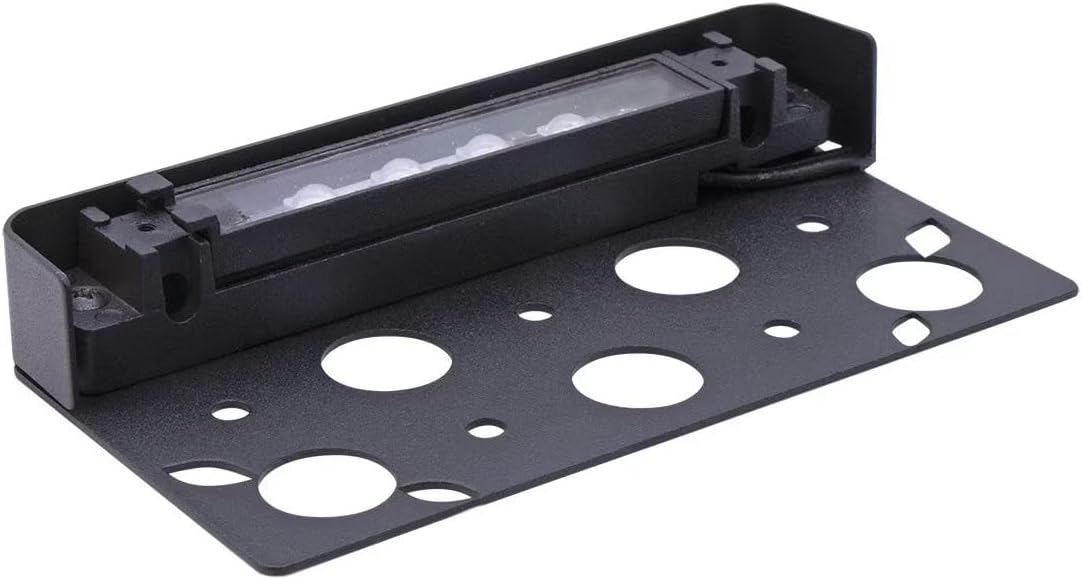 SPW Pro-Trade PT-LL2-BK-LED Ledge Light 5.7" Length with Mounting Plate Black Finish Includes Integrated 0.8W 2700K LED Outdoor Landscape Lighting