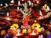 alikiki Standing Lakshmi Idol Statue - 8.3”H Hindu Goddess Laxmi MATA India Diwali Pooja Item Home Office Temple Mandir Shrine Altar Puja Spiritual Decor Ideal Diwali Gifts for Indian Friend Relative