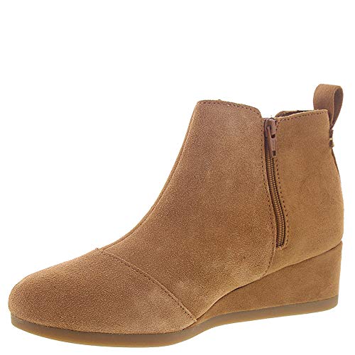 TOMS Kids Girls Kelsey Round Toe Casual Boots Ankle - Brown4