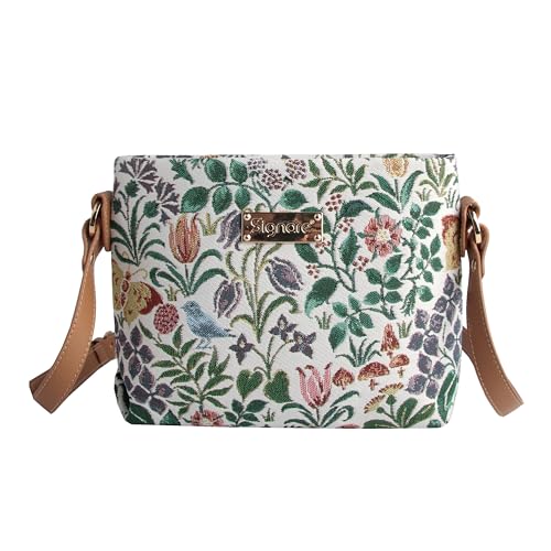 Image of Signare Tapestry Crossbody Bag Sling Shoulder Purse for Women