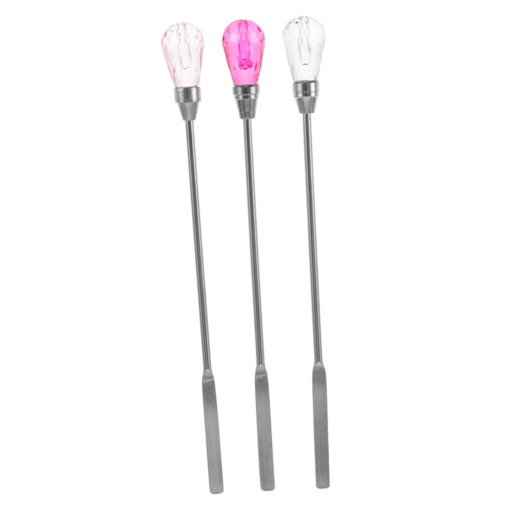 SOLUSTRE Wax Seal Supplies 3 Pack Wax Mixing Spoons Stirrer Sturdy and Easy to Use